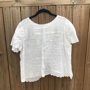 J. Crew Top with Slit Back